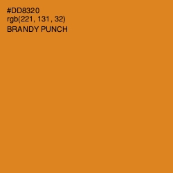 #DD8320 - Brandy Punch Color Image